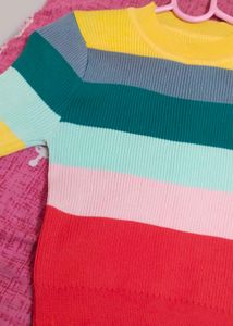 Striped Ribbed Knit Top