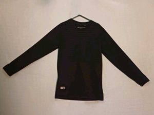 Men's Black Long Sleeve T-Shirt