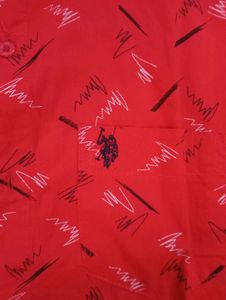 U.S. Polo Assn. Red Patterned Shirt