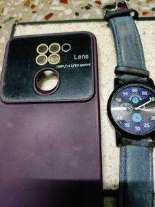 Watch With Mobile Cover