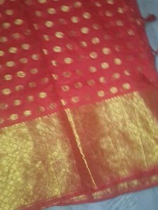 2 Combo Sarees Red And Pink
