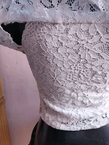 White Beautiful Crop Top