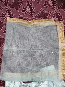 Cute Aqua Blue Lehenga Choli Set