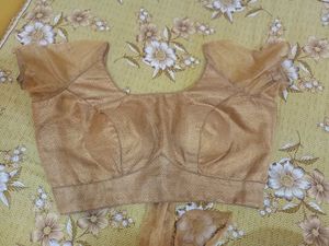 New Golden Blouse Back Open