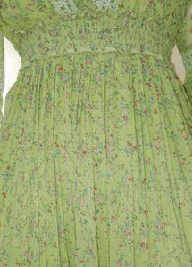 Green Floral Maxi Dress