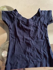 Navy Blue Women's Top