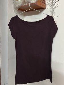 Burgundy CODE Top