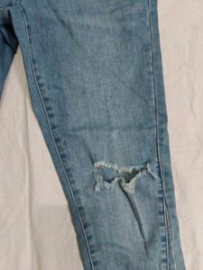Dnmx Ripped Jeans For Women