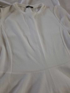 White Cute Korean Top