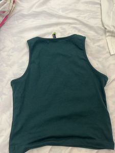 Green Fitted Tank