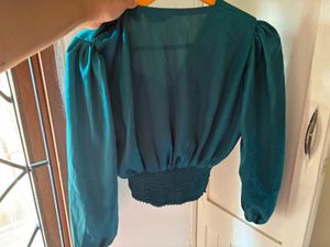 Teal Long Sleeve Top