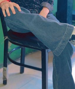 Blue Flared Jeans