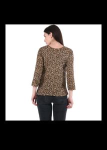 Lion Print Top