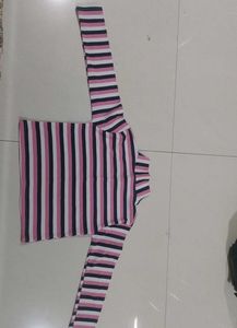 Striped Long Sleeve Top