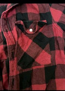 Red &amp; Black Plaid Shirt