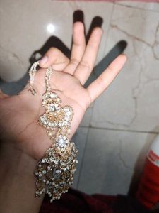Crystal Indian Bridal Hair Jewelry