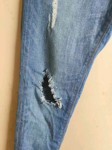 Ripped Denim Women Jeans
