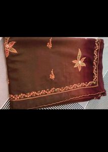 Jardoji With Embroidery Work Saree