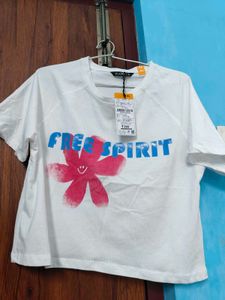 Free Spirit Crop Graphic Tee