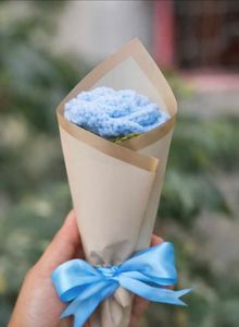 Crochet Rose Bouquet-Handmade +Handwritten Note