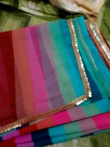 laheriya beautiful soft Georgette saree