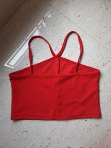 Red Crop Top For Women