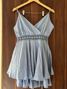 Vacation Wear Blue Playsuit