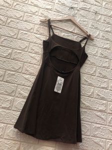 Brown Mini Dress🌸🌸🌼