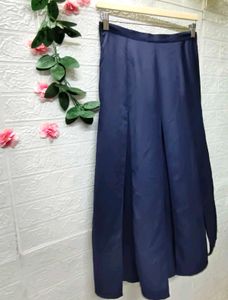 Elegant Navy Blue Strappy Skirt