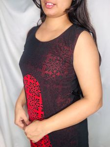 Red &amp; Black Dress