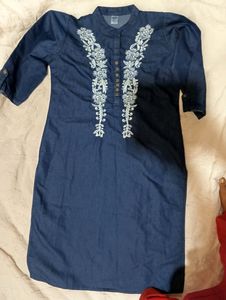 Denim Kurti Large Size