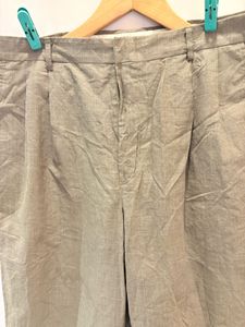 Brand New Pleated Olive Green Trousers For Men