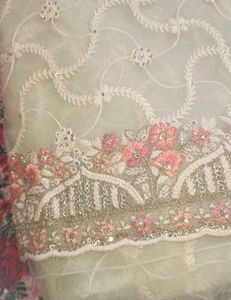Embroidered Saree .