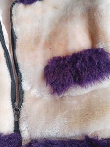Fur Jacket With Half Sleeve