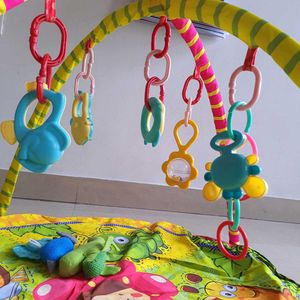 Gym Baby Play Mat/rattles Hanging/