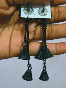 Peacock Jhumki Earring