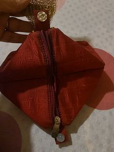 Red Potli Clutch