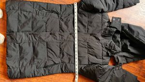Black Puffer Jacket with Hood