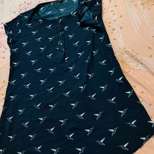 Hummingbird Print Top