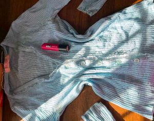 Light Blue Cardigan Sweater