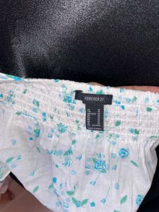 Floral Tie-Front Top