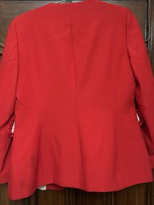 Zara Basic Red Blazer