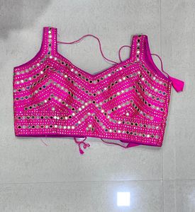 Pink Tie-Dye Satin Silk Saree