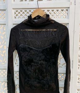 Imported Y2k Black Top C