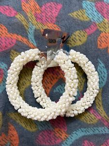 Beautiful While Hoop Earrings