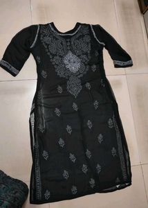 Handwork Chikenkari Embroidery Georgette Kurta