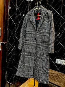 Plaid Trench Coat - Stylish Outerwear🖤🎀