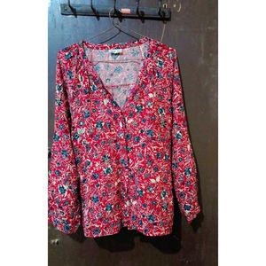 Red Floral Shirt
