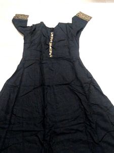 Floral Print Full Length Dress