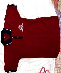 Maroon Polo T-Shirt